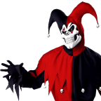 California costume mens adult red evil jester