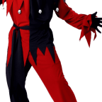California costume mens adult red evil jester