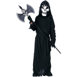 Childs scary skeleton costume 