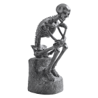Design toscano the skeleton thinker statue