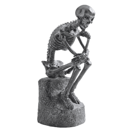 Design toscano the skeleton thinker statue