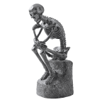 Design toscano the skeleton thinker statue