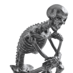 Design toscano the skeleton thinker statue