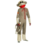 Disguise costumes - adult sock monkey 