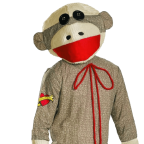 Disguise costumes - adult sock monkey 