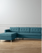 Ditto Ii Peacock Sectional Sofa