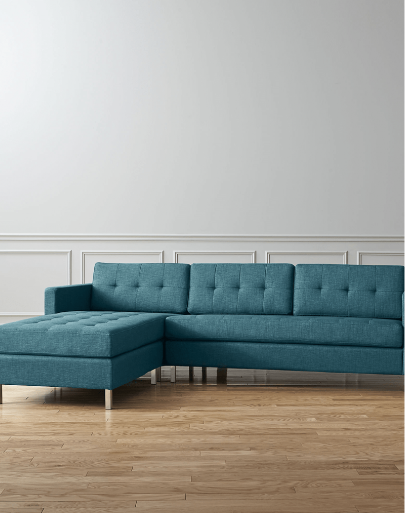 Ditto Ii Peacock Sectional Sofa