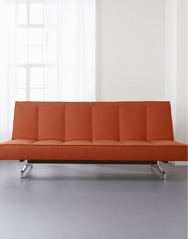 Flex Orange Sleeper Sofa