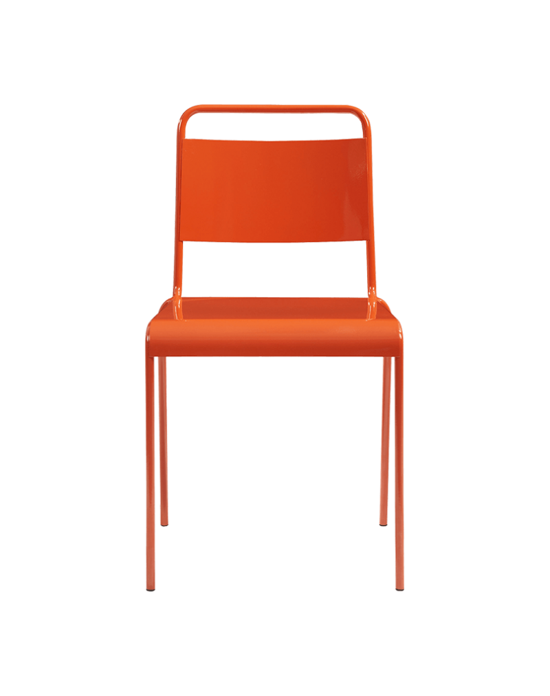 Lucinda Orange Stacking Chair