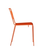 Lucinda Orange Stacking Chair