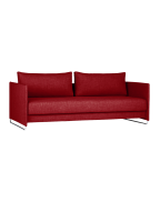 Tandom Red Sleeper Sofa