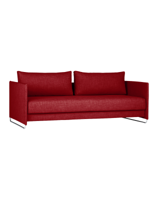 Tandom Red Sleeper Sofa