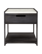 Tux Marble Top Nightstand