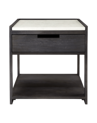 Tux Marble Top Nightstand