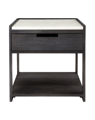 Tux Marble Top Nightstand