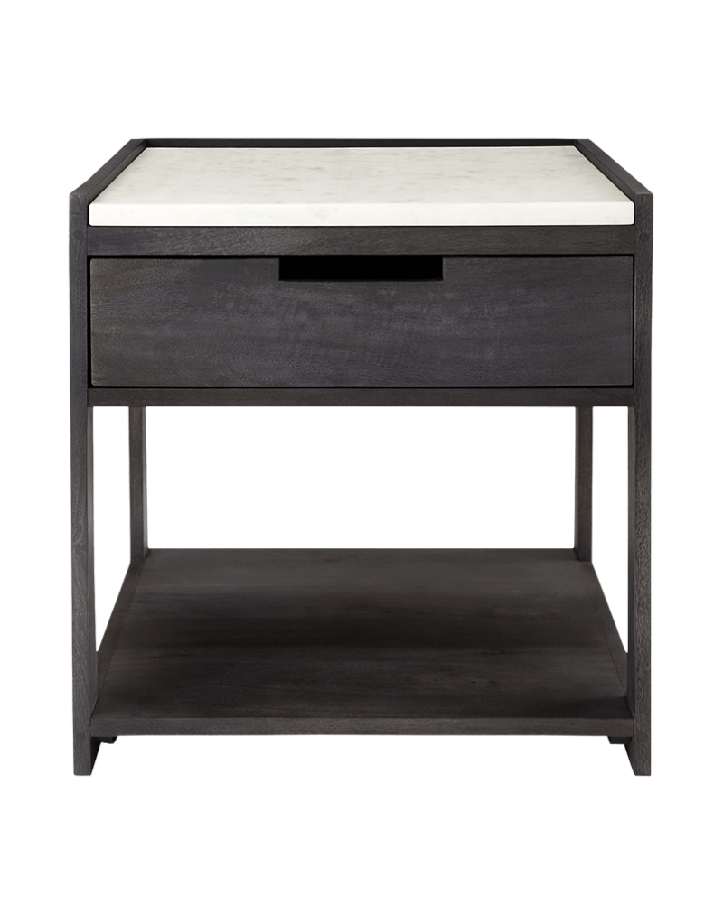 Tux Marble Top Nightstand