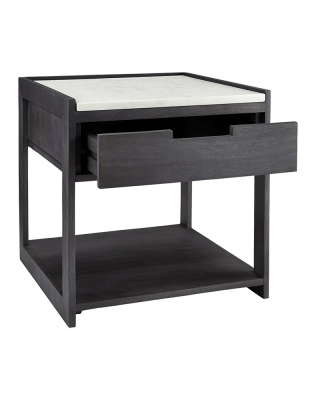 Tux Marble Top Nightstand