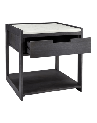 Tux Marble Top Nightstand