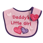 Luvable Friends Animal Applique Baby Bib