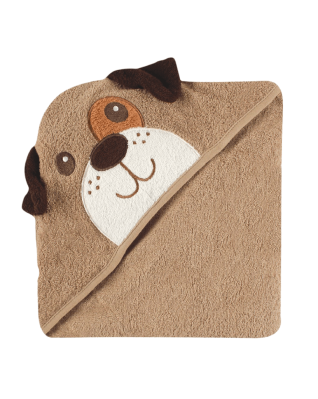 Luvable Friends Animal Face Baby Towel