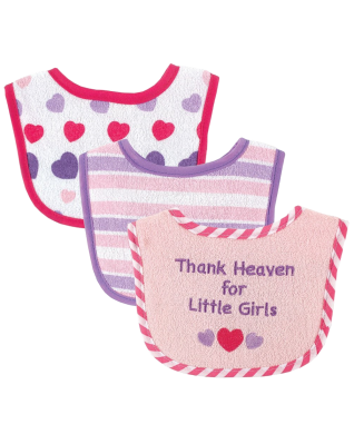 Luvable Friends I Love Mommy and Daddy Baby Bibs