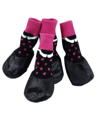 Black Water Proofing Dog Boots