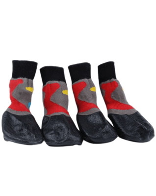 Black Water Proofing Dog Boots