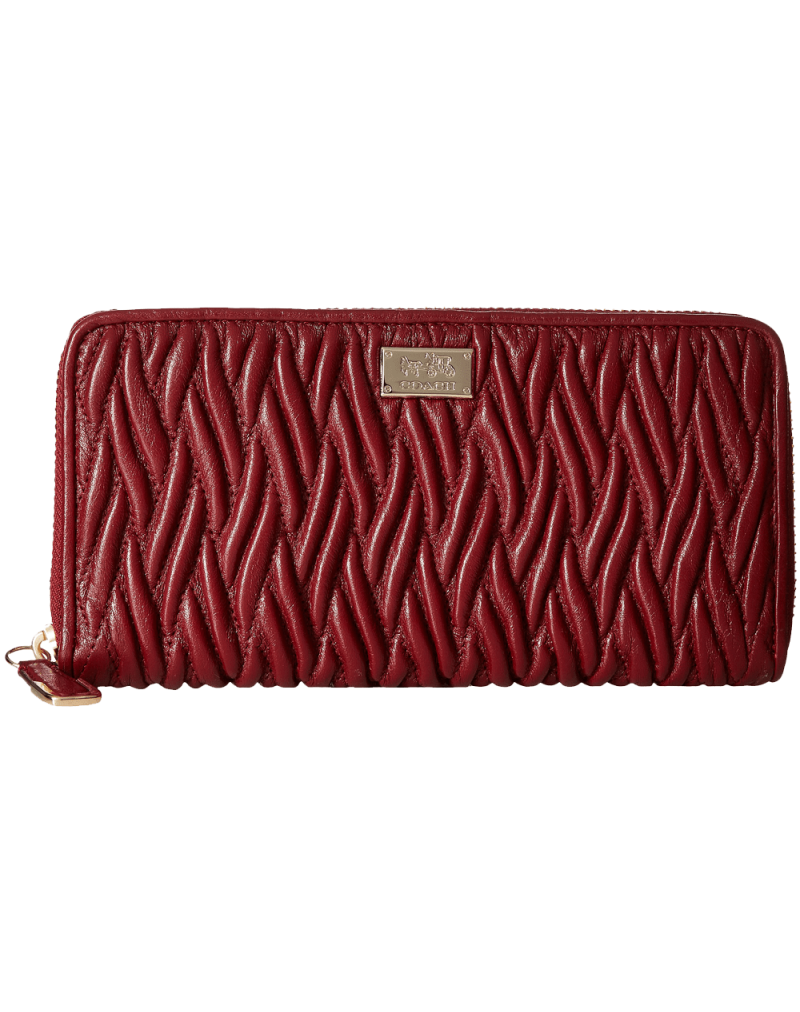 COACH Madison Twist Leather Acc Zp