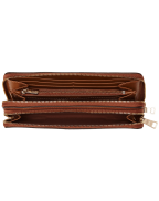 COACH Smooth Leather Double Zip Accordion