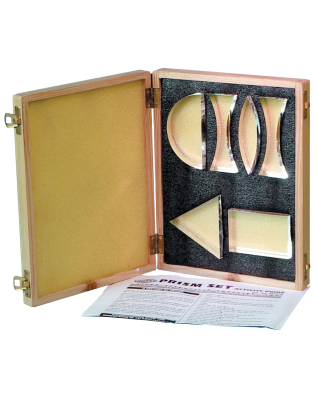 United Scientific Acrylic Prisms and Lenses Set of 6 