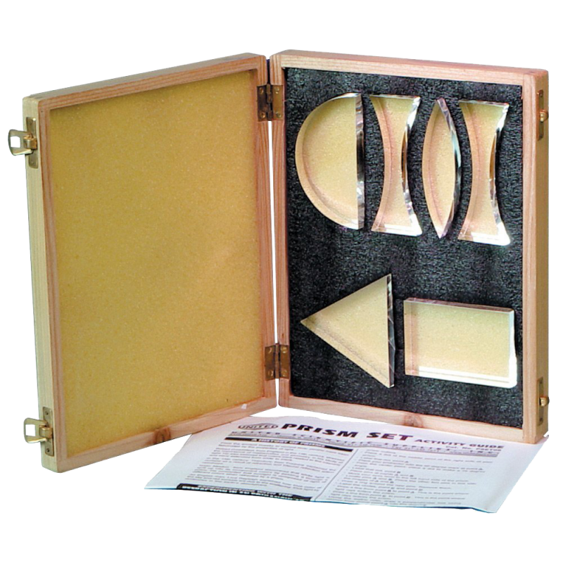 United Scientific Acrylic Prisms and Lenses Set of 6 
