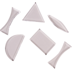 United Scientific Acrylic Prisms and Lenses Set of 6 