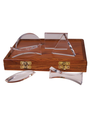 United Scientific Acrylic Prisms and Lenses Set of 6 