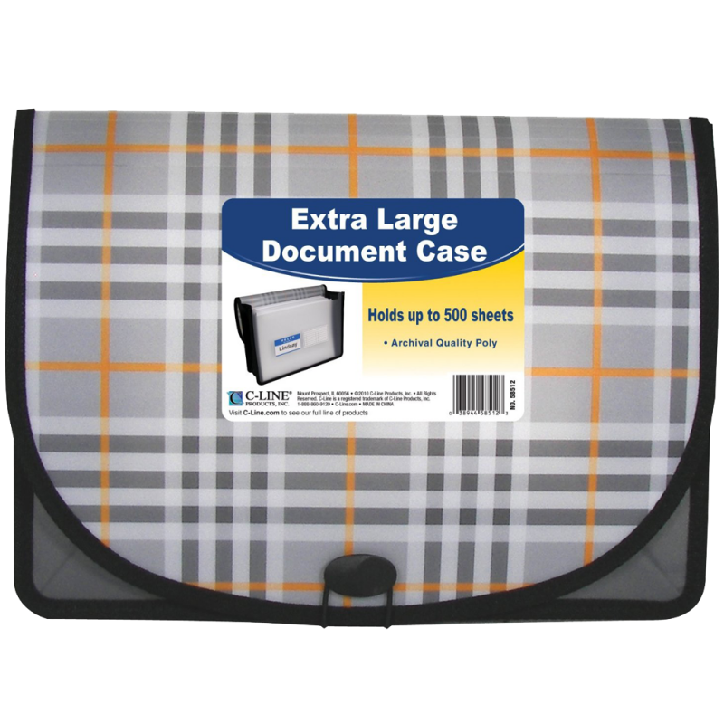 C-Line Extra Large Poly Document Case