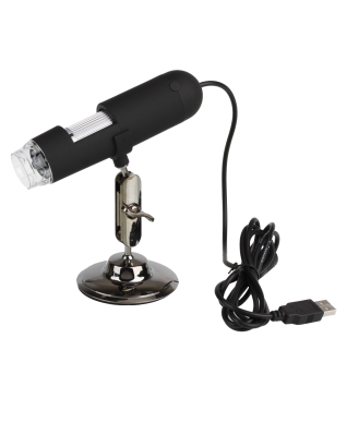 MicroMall(TM) 20X-400X 1.3MP USB Digital Camera Microscope Magnifier with Alloy Stand for Education Industrial Biological