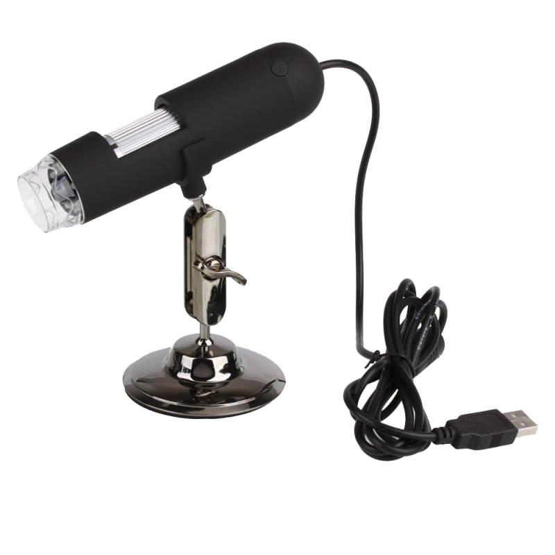 MicroMall(TM) 20X-400X 1.3MP USB Digital Camera Microscope Magnifier with Alloy Stand for Education Industrial Biological