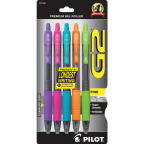 Pilot G2 Retractable Premium Gel Ink Roller Ball Pens