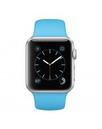 Apple 38 MM Smartwatch - Silver Aluminum Case with Blue Band