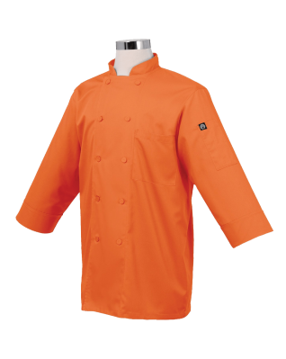 Chef Works JLCL-BLK-M Basic Chef Coat