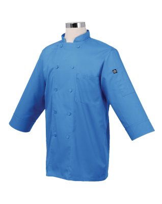 Chef Works JLCL-BLK-M Basic Chef Coat