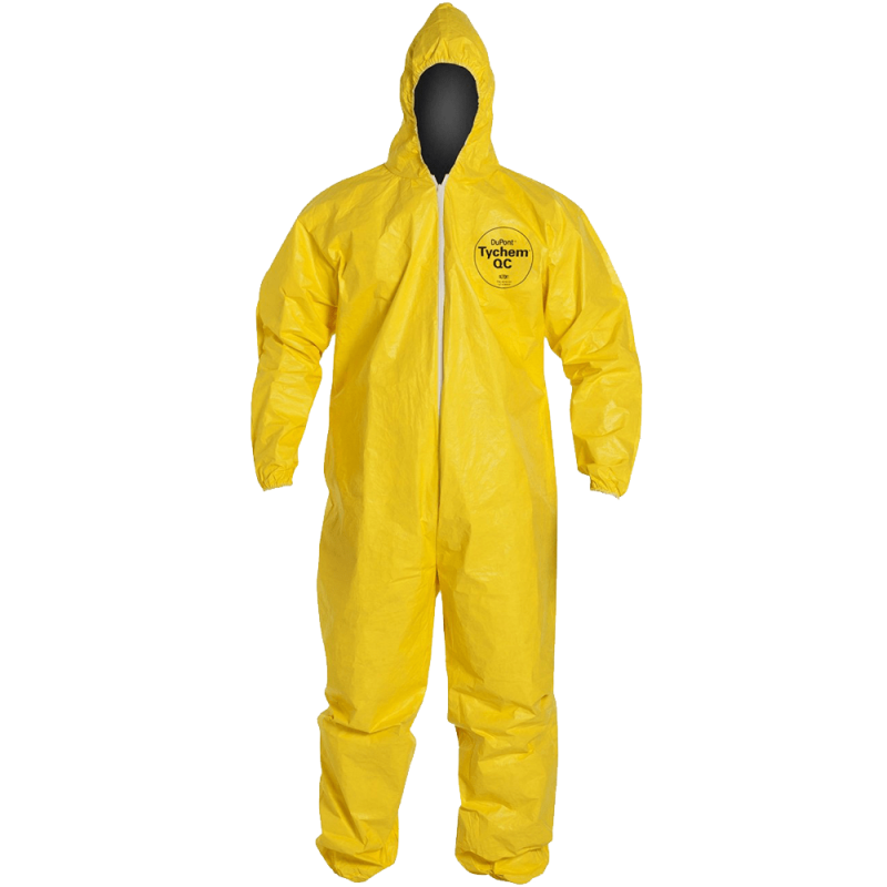 DuPont QC127S Tychem Fabric Protective Coverall