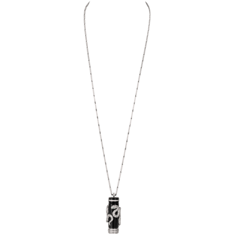High Jewelry visible pendant watch 