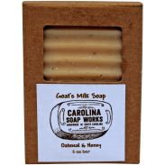 Handmade Goat Milk Soap Oatmeal & Honey and Clean Cotton Scents