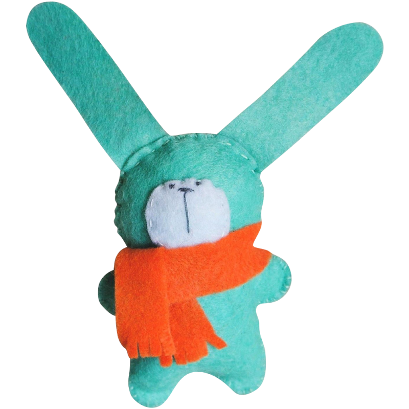 Handmade Stuffed Animals Hare Rabbit Felt Fleece Home Decor