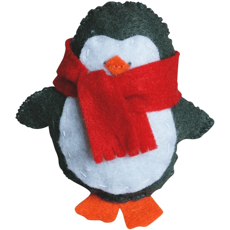 Handmade Stuffed Animals Penguins Felt Fleece Hanging Home Decor Gifts