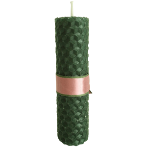 Hand Rolled 100% natural pure beeswax candle aroma Yellow