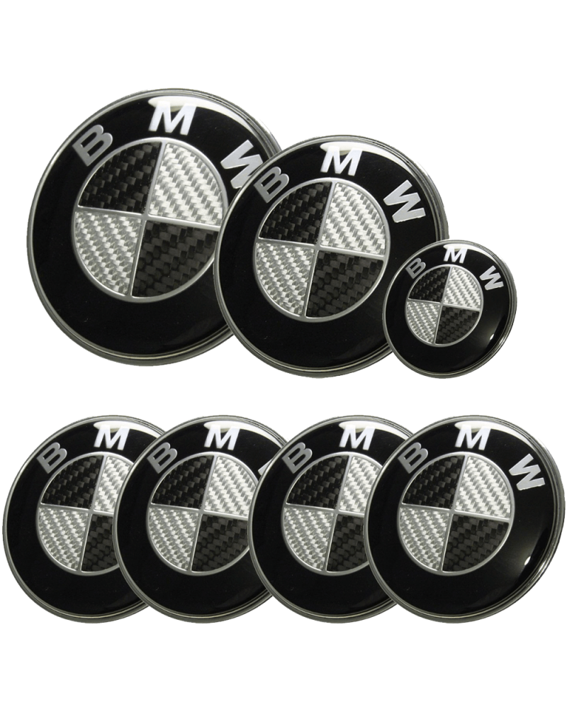 Afauto BMW Emblem Logo Badge Set