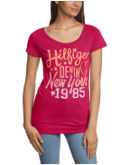 Tommy Hilfiger Denim Women's Lala Crew Neck Short Sleeve