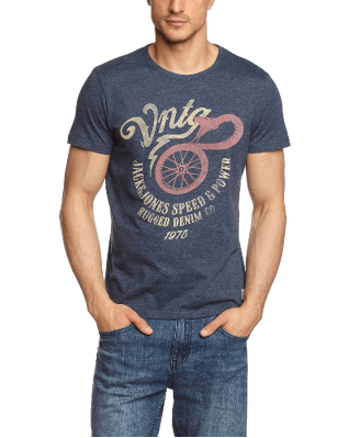 Jack & Jones Vintage Men's Crew Neck Short Sleeve