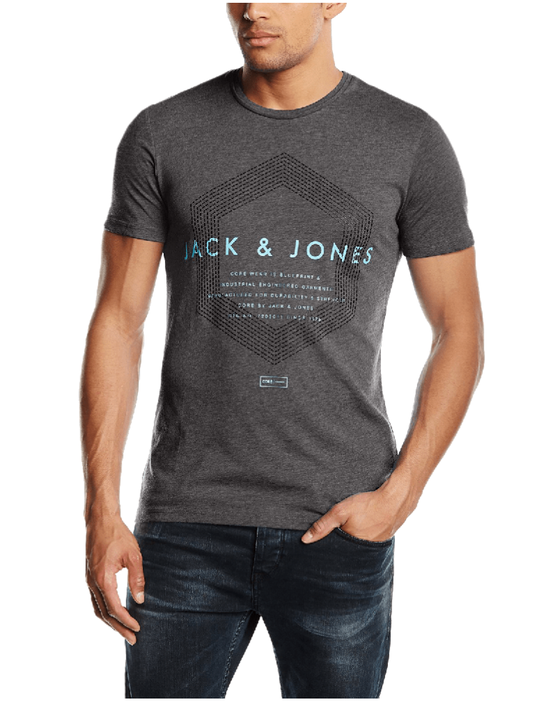 Jack & Jones Men's Crew Neck Short Sleeve